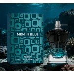 MEN IN BLUE Blue Breath Perfume 100ml, Amber Aromatic Eau De Parfum